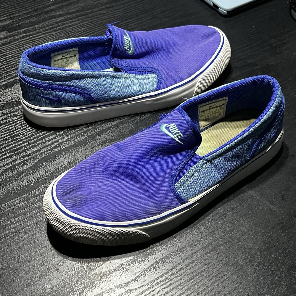 Nike‎ Blue Toki Women's Slip On  Size 10 (724770-443) - Picture 8 of 9